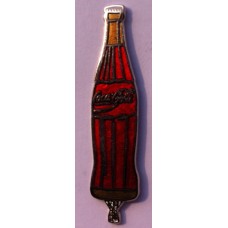 Coca Cola Bottle Metallic Red